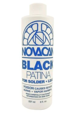 Novacan Black Patina For Lead And Solder - 8 Oz