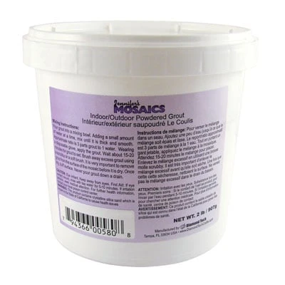 Black Powdered (Sanded) Grout - 2 Lbs 2 Black Powdered (Sanded) Grout - 2 Lbs - Image 2