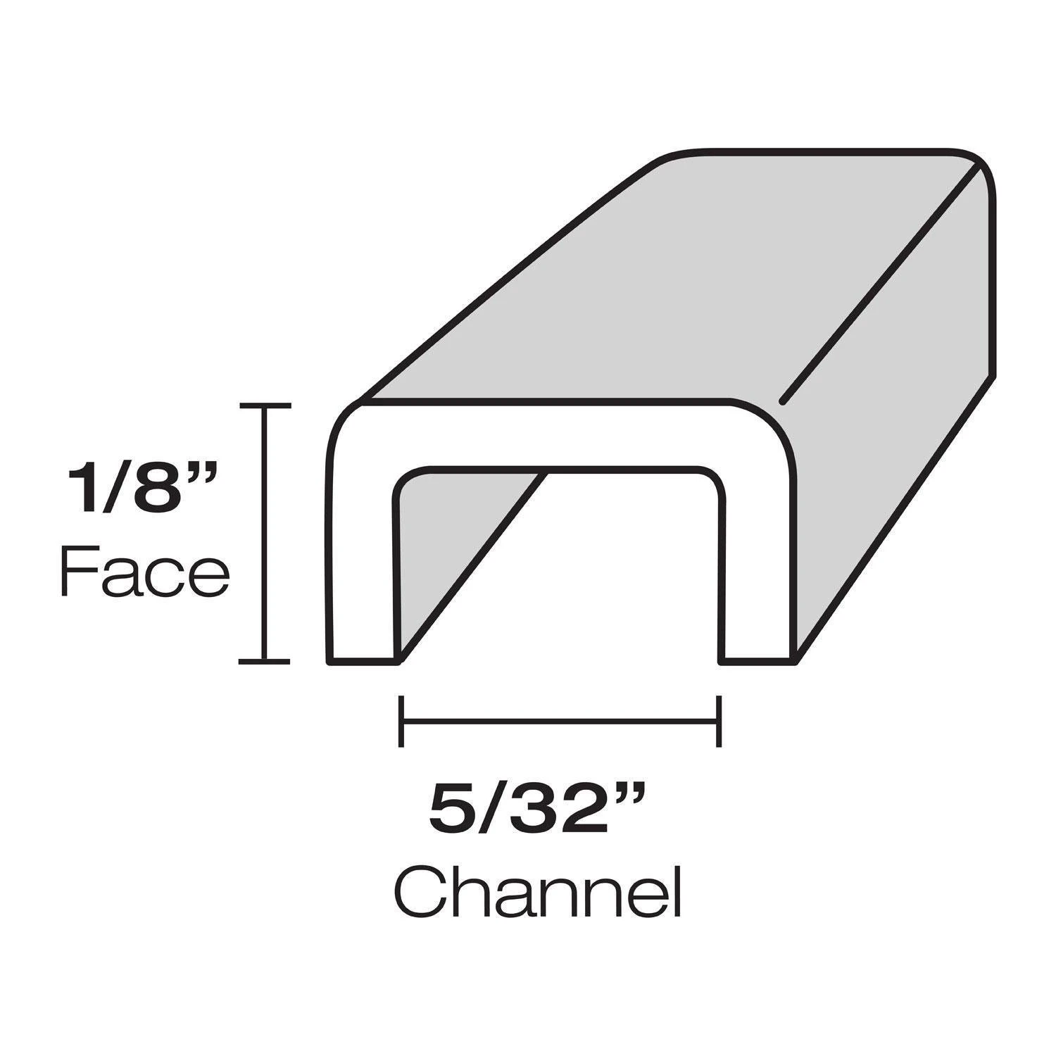 1/8" Flat U Brass Came - 22 Lb Box 2 1/8" Flat U Brass Came - 22 Lb Box - Image 2