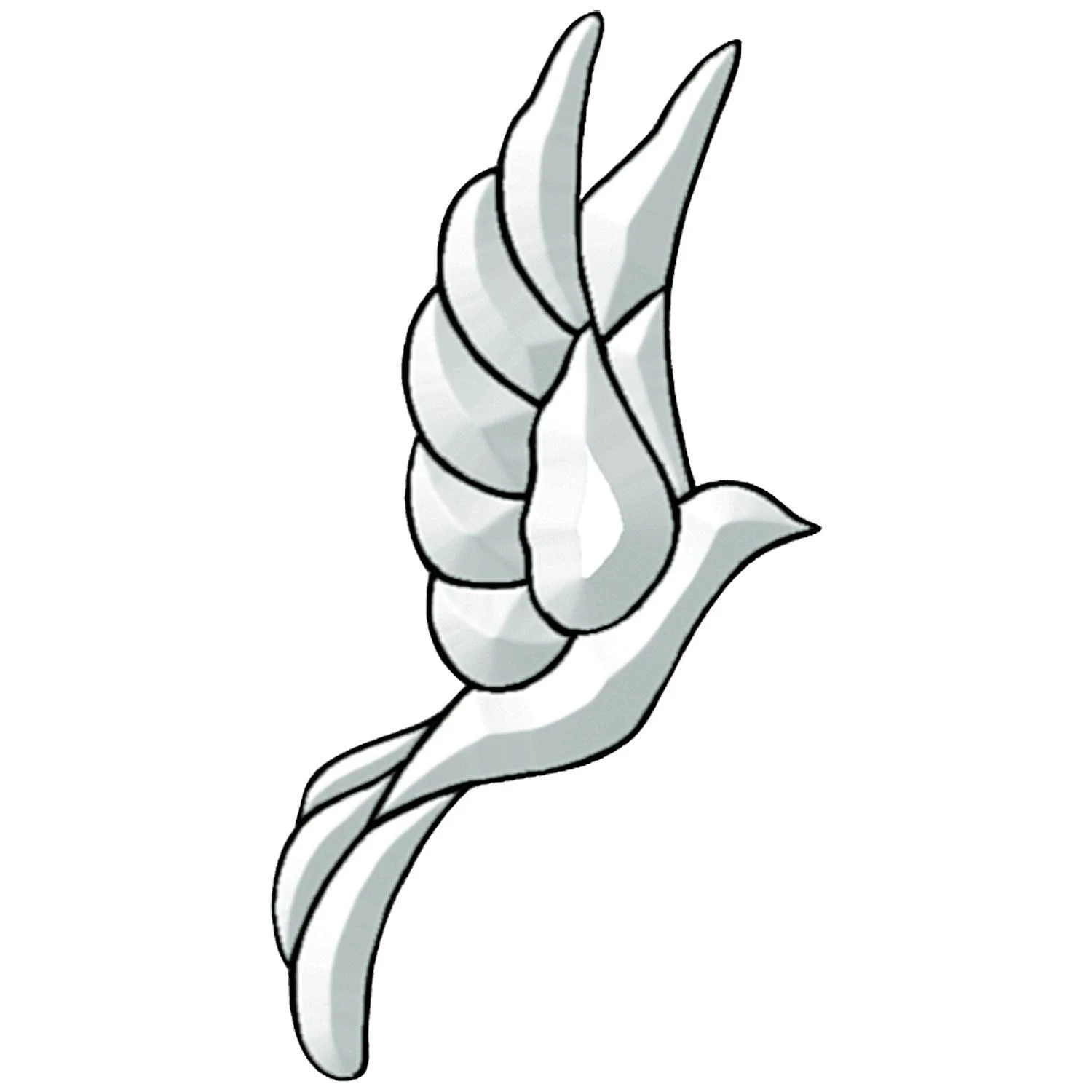 Dove Bevel Cluster - Faces Right 1 Dove Bevel Cluster - Faces Right