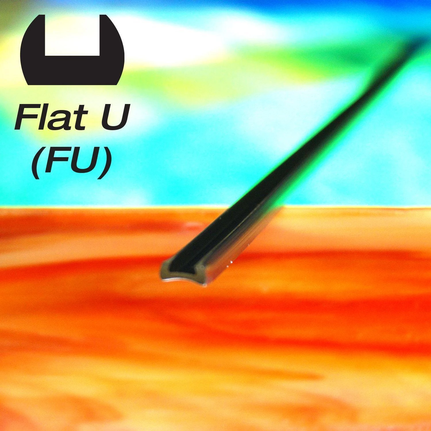 1/8" Flat U Lead Came – 6 Ft Piece 1 1/8" Flat U Lead Came – 6 Ft Piece