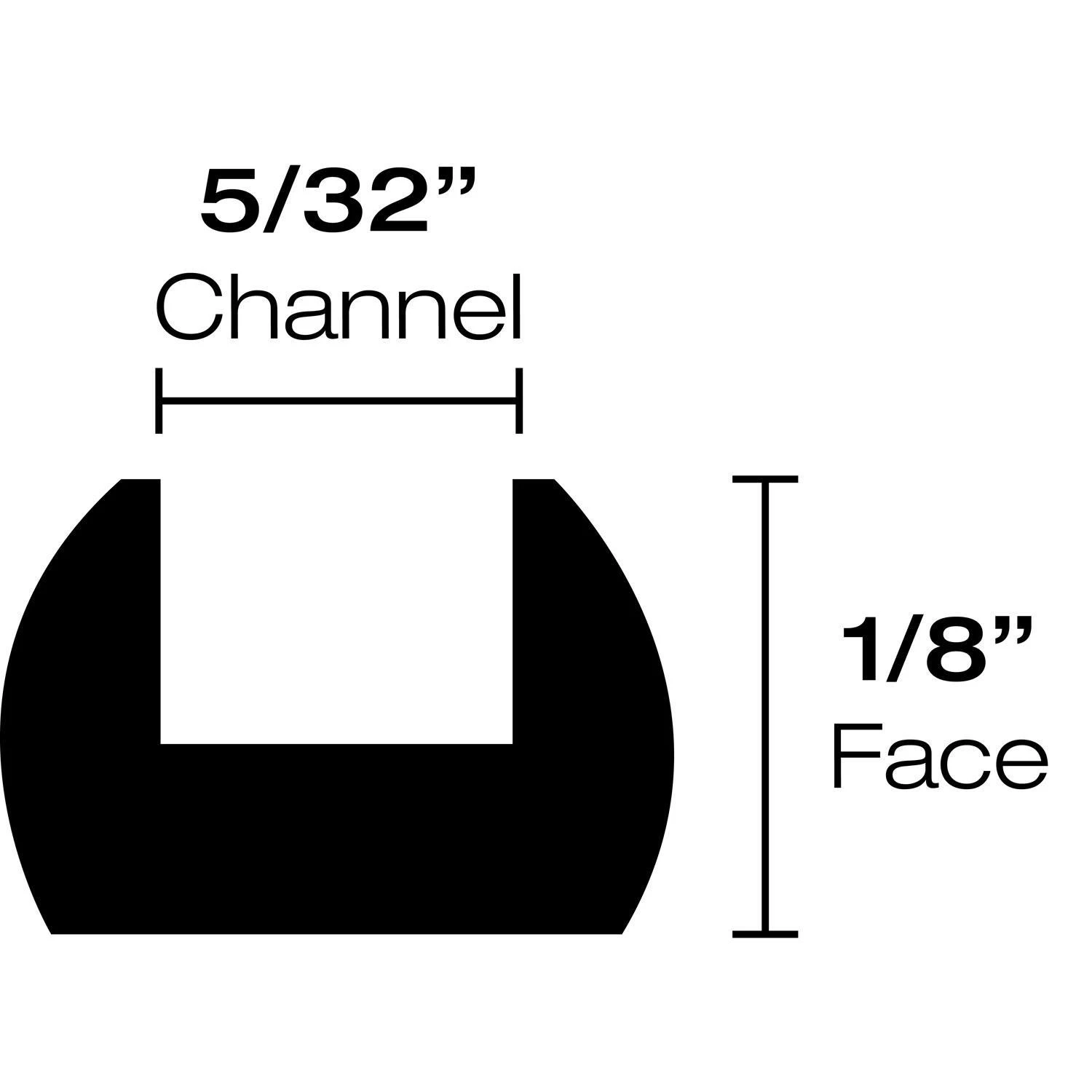 1/8" Flat U Lead Came – 6 Ft Piece 2 1/8" Flat U Lead Came – 6 Ft Piece - Image 2