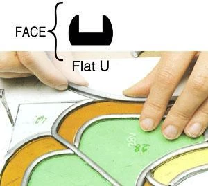 1/8" Flat U Lead Came – 6 Ft Piece 3 1/8" Flat U Lead Came – 6 Ft Piece - Image 3