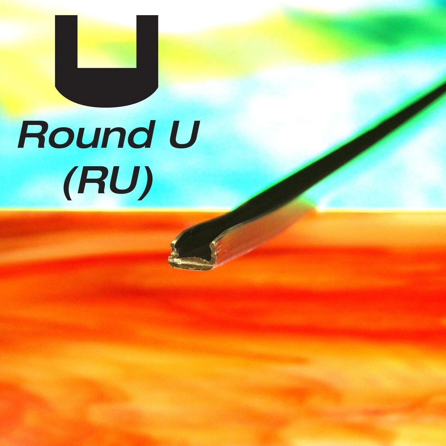 1/4" Round U Wide Channel Lead Came – 6 Ft Piece 1 1/4" Round U Wide Channel Lead Came – 6 Ft Piece