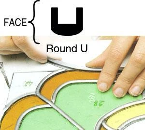 1/4" Round U Wide Channel Lead Came – 6 Ft Piece 3 1/4" Round U Wide Channel Lead Came – 6 Ft Piece - Image 3