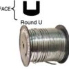 1/4" Round U Wide Channel Lead Came – 15 Lbs Spool