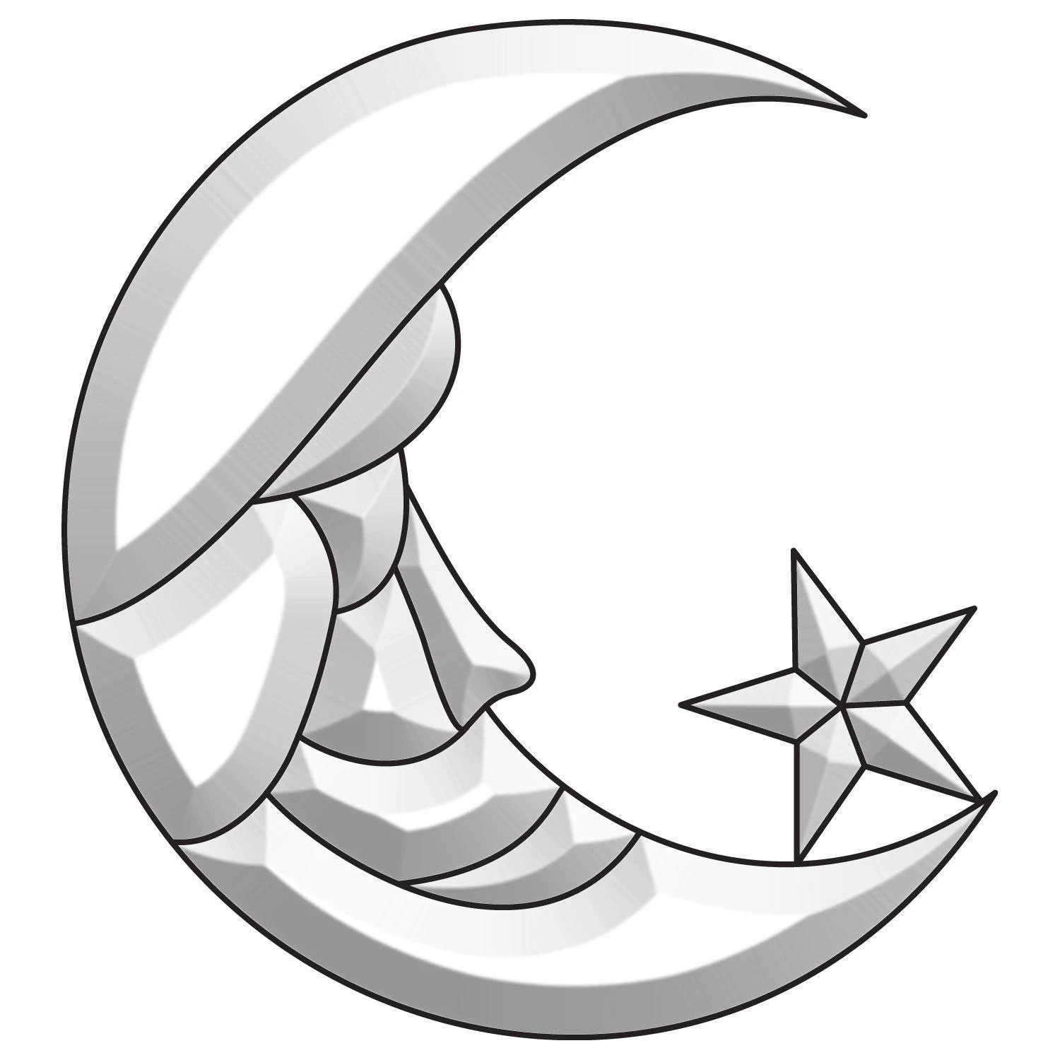 Moon Bevel Cluster 1 Moon Bevel Cluster