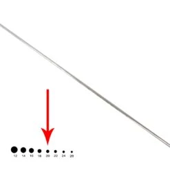 20 Gauge Round Fine Silver Wire - 1 Ft