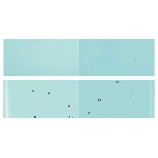 Bullseye Light Aquamarine Transparent Double Rolled - 90 COE 4 Bullseye Light Aquamarine Transparent Double Rolled - 90 COE - Image 4