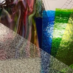 Bullseye Spring Green Transparent Double Rolled - 90 COE -Odyssey Cheap Store 183369 40