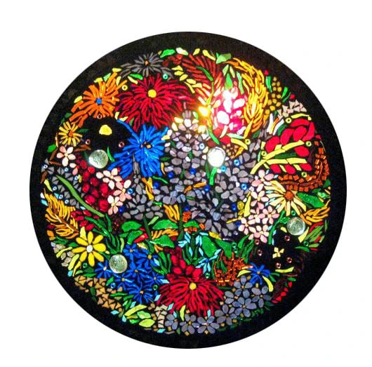 3/4" Cathedral Stained Glass Chip Assortment - 640 Pieces 2 3/4" Cathedral Stained Glass Chip Assortment - 640 Pieces - Image 2