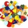 Assorted Ceramic Deco Tiles - 1 Lb