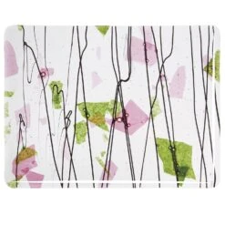 Bullseye Spring Green, Deep Pink And Black On Clear Fracture-Streamer - 90 COE -Odyssey Cheap Store 192806 50