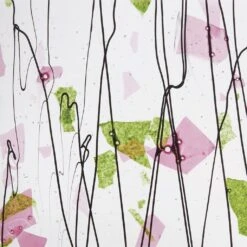 Bullseye Spring Green, Deep Pink And Black On Clear Fracture-Streamer - 90 COE -Odyssey Cheap Store 192806 60