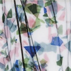 Bullseye Blue, Green, Aqua And Pink On White Fracture-Streamer - 90 COE -Odyssey Cheap Store 192844 70