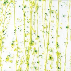 Bullseye Dark Green, Spring Green And Yellow On Clear Mardi Gras - 90 COE -Odyssey Cheap Store 192849 50