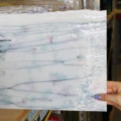 Bullseye Spring Green, Deep Pink And Black On White Fracture-Streamer - 90 COE -Odyssey Cheap Store 193293 40