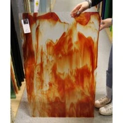 Uro Grenadine Red On Clear Streaky - 96 COE -Odyssey Cheap Store 195468 80