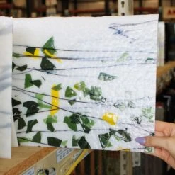 Bullseye Green And Yellow With Black On White Fracture-Streamer - 90 COE -Odyssey Cheap Store 198530 40