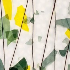 Bullseye Green And Yellow With Black On White Fracture-Streamer - 90 COE -Odyssey Cheap Store 198530 60