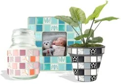 3/4" Tropical Sunset Patchwork Glass Tile Assortment - 1 Lb -Odyssey Cheap Store 200390 40