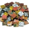 3/4" Van Gogh Metallic Glass Chips Mix - 75 Pieces