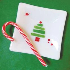 6" White Glass Squares 4 Pack - 96 COE -Odyssey Cheap Store 211692 20