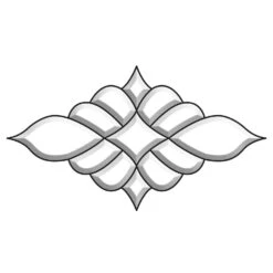 Elegant Burst Bevel Cluster