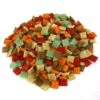 3/8" Autumn Leaves Venetian Glass Tile Assortment - 1/2 Lb