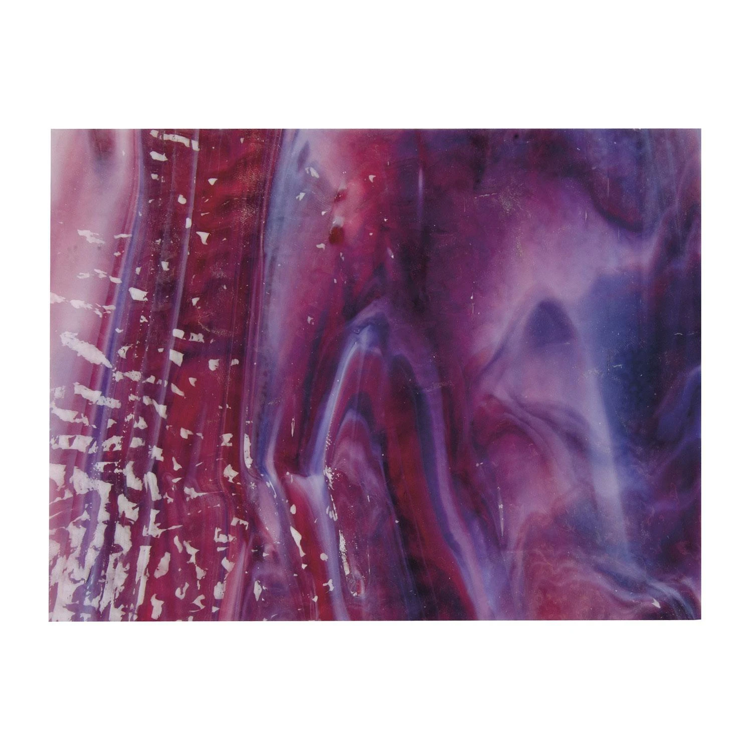 Bullseye Cranberry Pink, Gold Purple, White Soft Ripple Streaky - 90 COE 2 Bullseye Cranberry Pink, Gold Purple, White Soft Ripple Streaky - 90 COE - Image 2