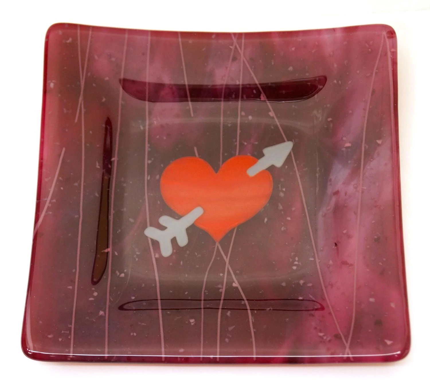 Bullseye Cranberry Pink, Gold Purple, White Soft Ripple Streaky - 90 COE 4 Bullseye Cranberry Pink, Gold Purple, White Soft Ripple Streaky - 90 COE - Image 4