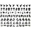 Bug Off Black Enamel Decals