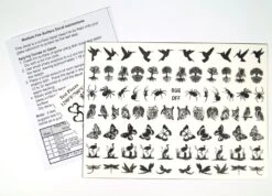 Bug Off Black Enamel Decals -Odyssey Cheap Store 227744 30