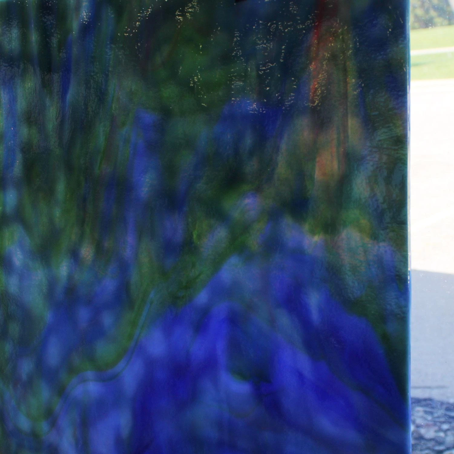 Youghiogheny Light Blue, Dark Blue, Green And Gold Purple Reproduction 3 Youghiogheny Light Blue, Dark Blue, Green And Gold Purple Reproduction - Image 3