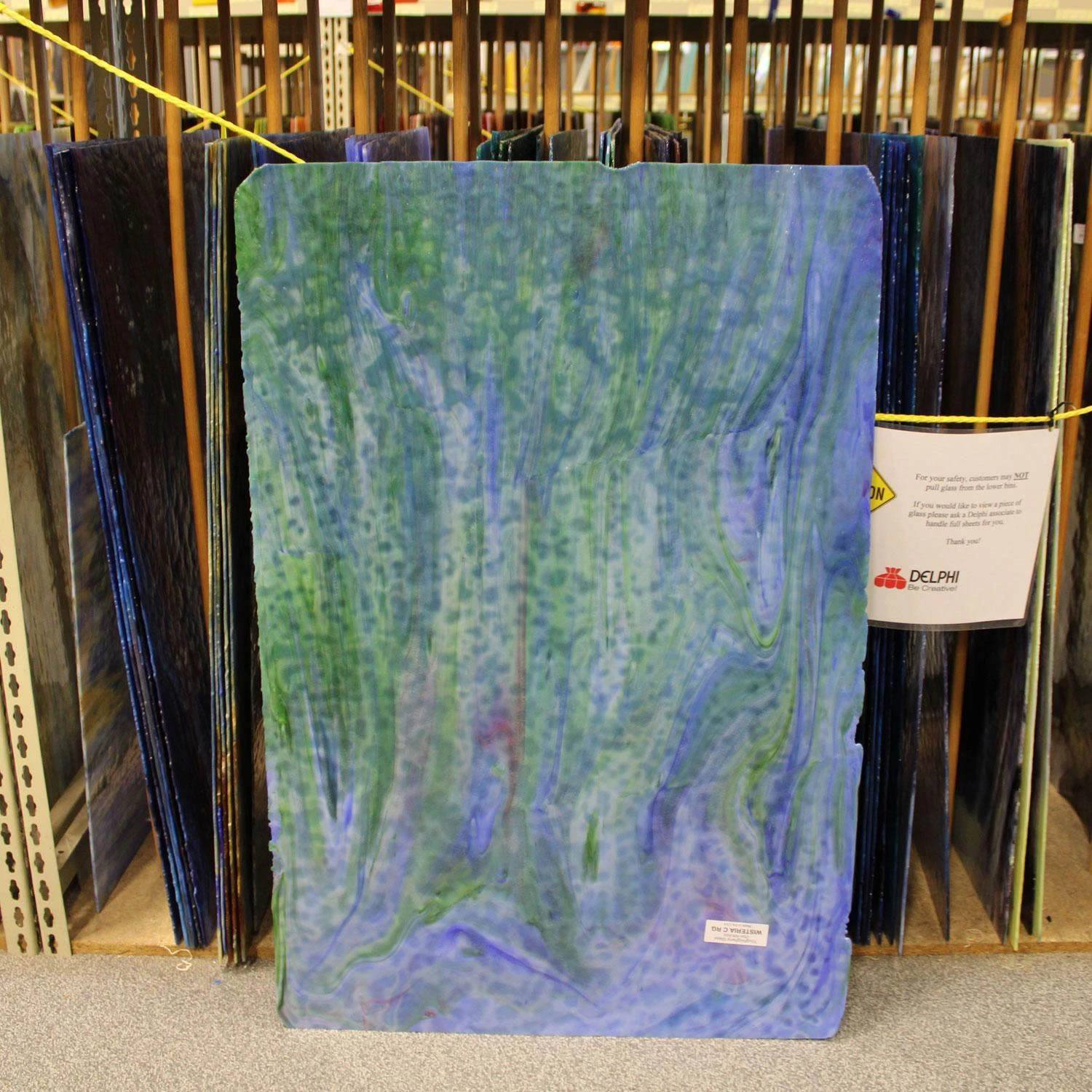 Youghiogheny Light Blue, Dark Blue, Green And Gold Purple Reproduction 7 Youghiogheny Light Blue, Dark Blue, Green And Gold Purple Reproduction - Image 7