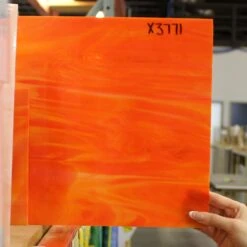 Oceanside Orange And White Translucent Streaky - 96 COE -Odyssey Cheap Store 230046 30