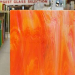 Oceanside Orange And White Translucent Streaky - 96 COE -Odyssey Cheap Store 230046 40