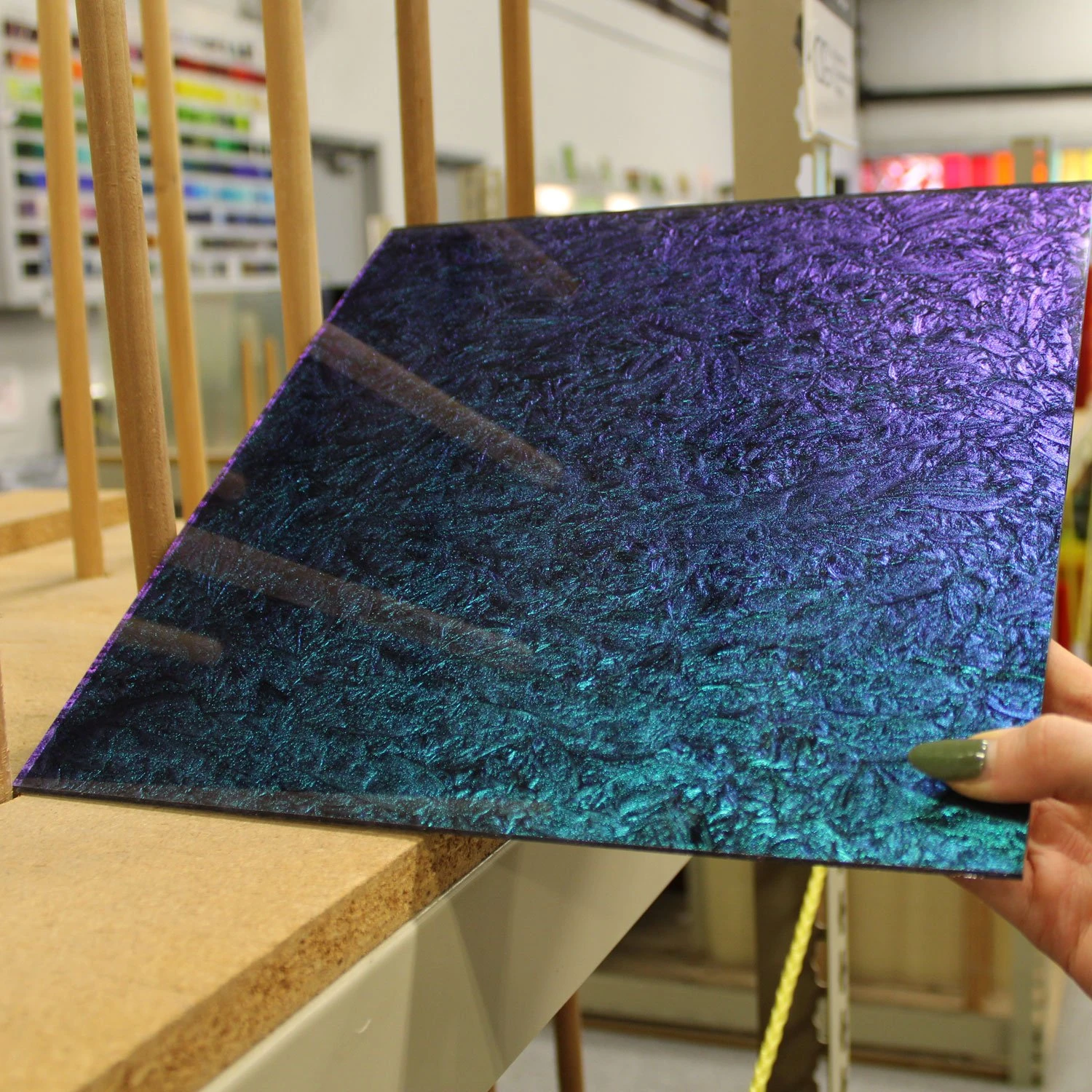 Van Gogh Turquoise Sparkle Shift 3 Van Gogh Turquoise Sparkle Shift - Image 3