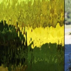 Oceanside Yellow Transparent Waterglass