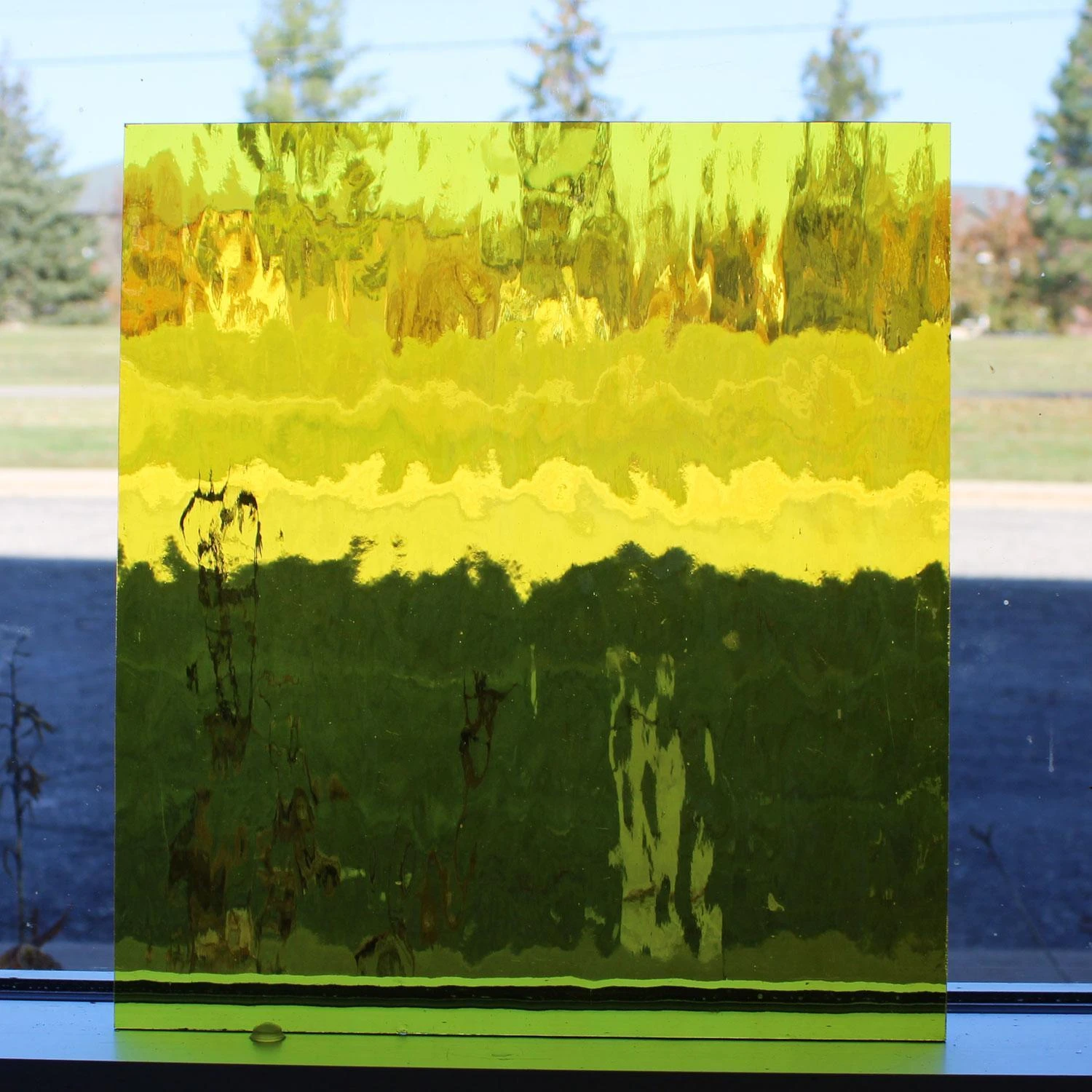 Oceanside Yellow Transparent Waterglass 2 Oceanside Yellow Transparent Waterglass - Image 2