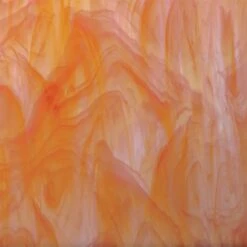 Oceanside White And Orange Opal Streaky - 96 COE