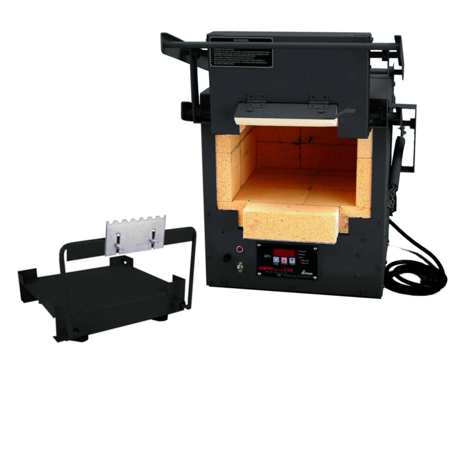 Paragon Black F-120 Lamp Working Kiln With Conversion Stand 1 Paragon Black F-120 Lamp Working Kiln With Conversion Stand