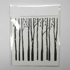 Birch Trees Black Enamel Decal -Odyssey Cheap Store 230828 20