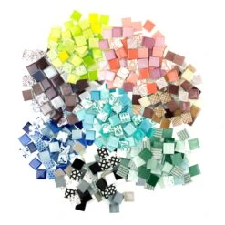 3/4" Mega Mix Patchwork Glass Tile Assortment - 3 Lbs -Odyssey Cheap Store 231000 60