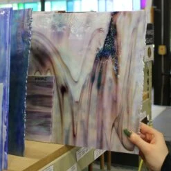 Youghiogheny Soft White Opal And Chocolate Brown Iridized Mottle -Odyssey Cheap Store 232436 60