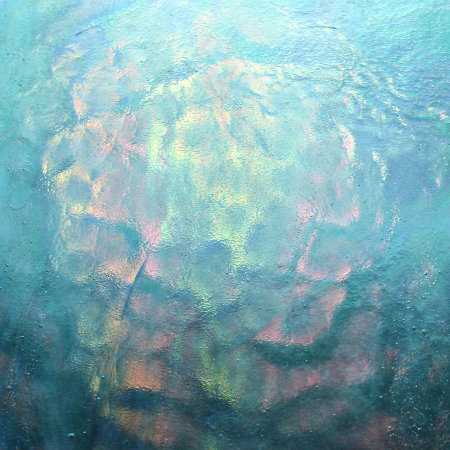 Youghiogheny Turquoise Iridized Stipple 1 Youghiogheny Turquoise Iridized Stipple