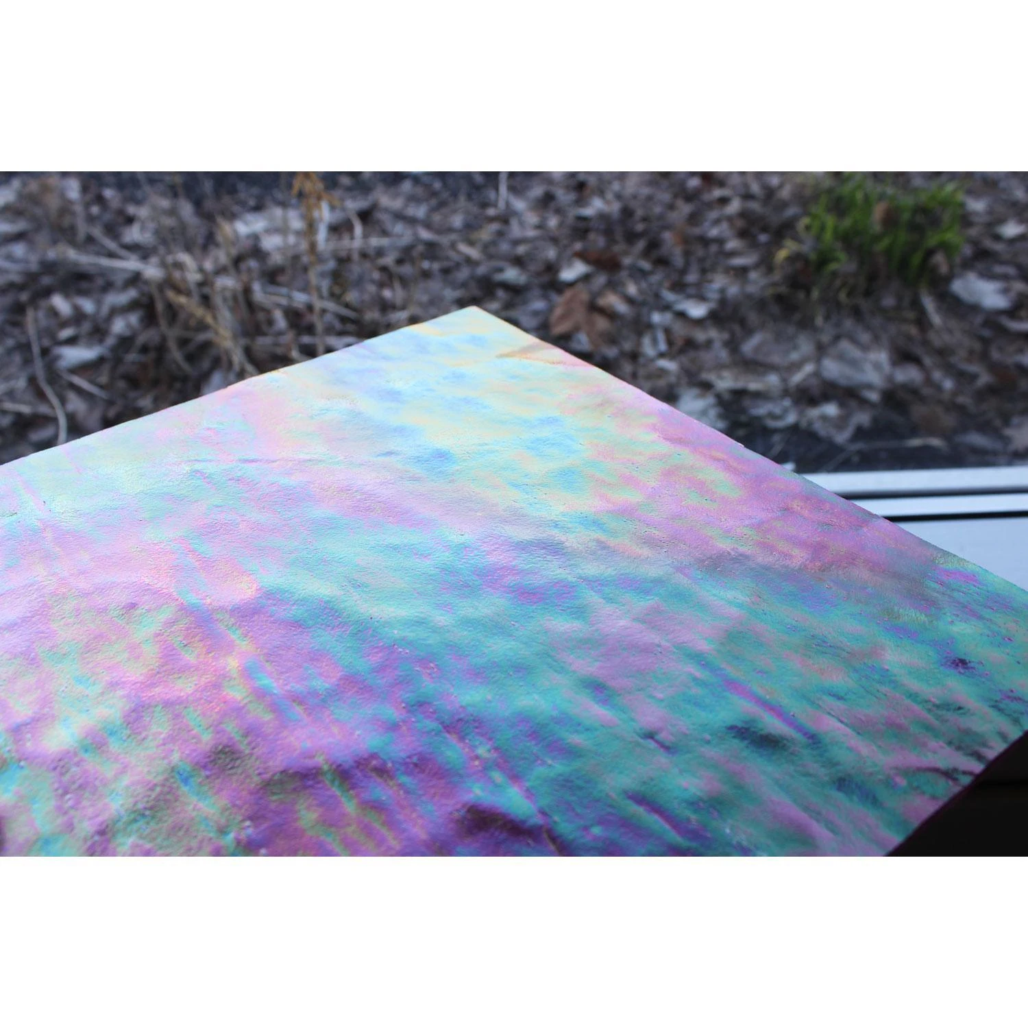 Youghiogheny Rose Stipple Iridized 5 Youghiogheny Rose Stipple Iridized - Image 5