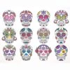 Sugar Skull Color Enamel Decals