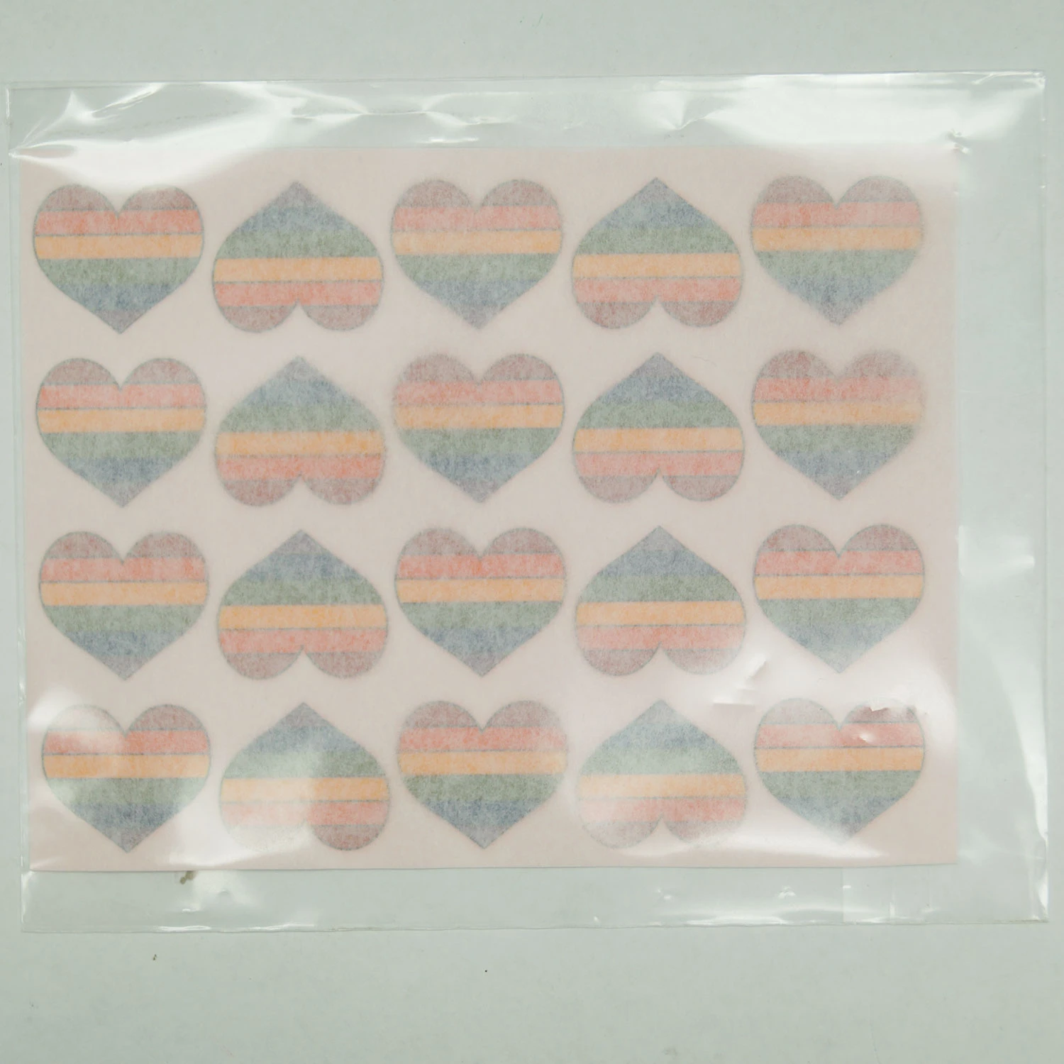 Rainbow Hearts Enamel Decals 2 Rainbow Hearts Enamel Decals - Image 2