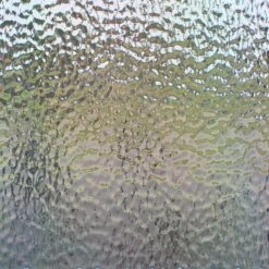 Oceanside Clear Iridized Hammered